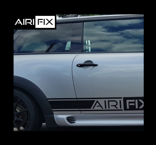 Airifix Mini R50 R52 R53 R55 56-on Door Handle Covers Gloss BLACK - GEN 1 and 2