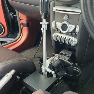 Coolerworx 3D printed console delete for Mini Cooper R56 interior modification